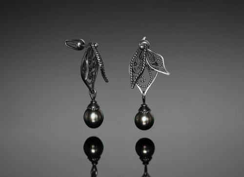 Silver 925, Tahitian pearls