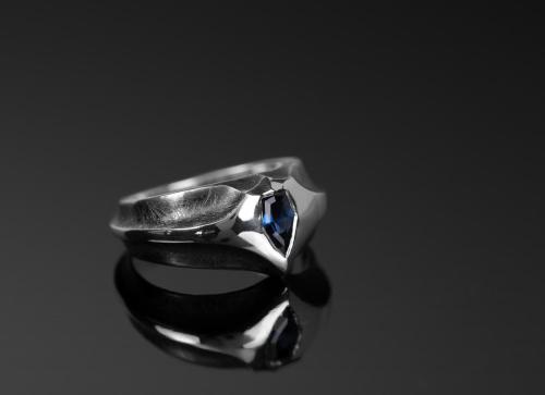 Silver 925, sapphire