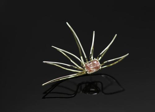 Yellow gold 585, sunstone