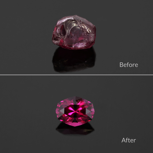 Rhodolite garnet