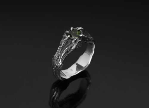 Silver 925, tourmaline